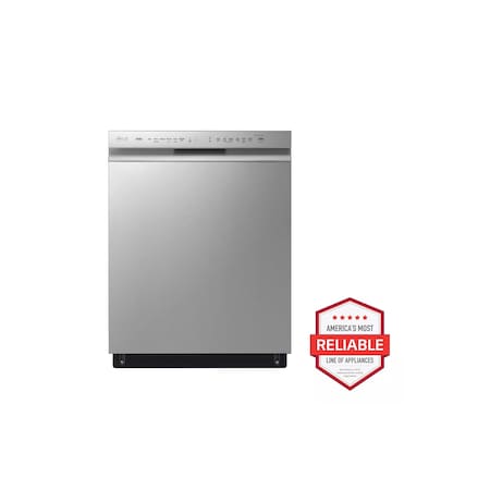 Lg 24-Inch QuadWash Dishwasher with 9 Programs, Stainless Steel LDFN4542S